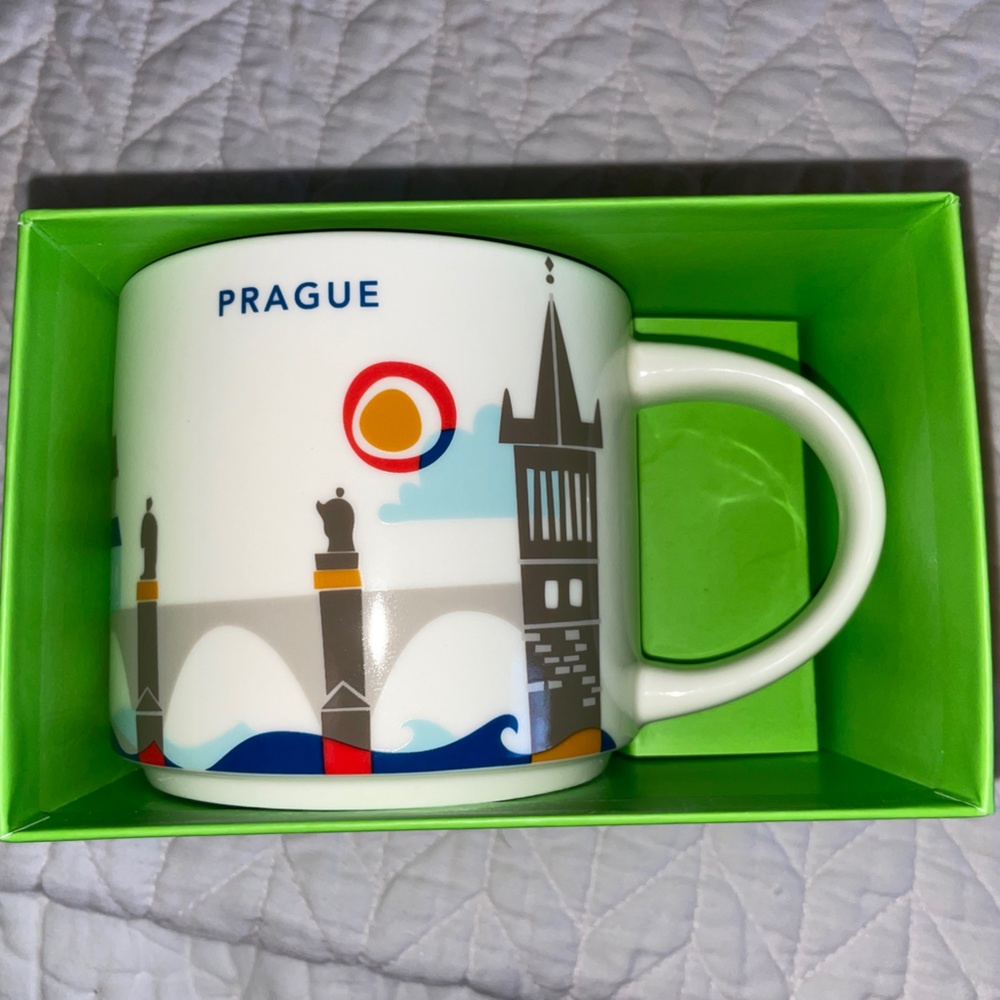 Prague You Are Here Starbucks Vintage Mug